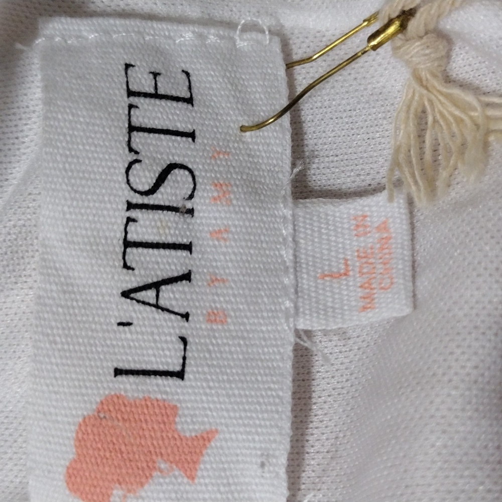 L’Atiste NWT Ombre Sequin Bodycon Dress Strapless High Neck Party Cocktail Large - Picture 13 of 16